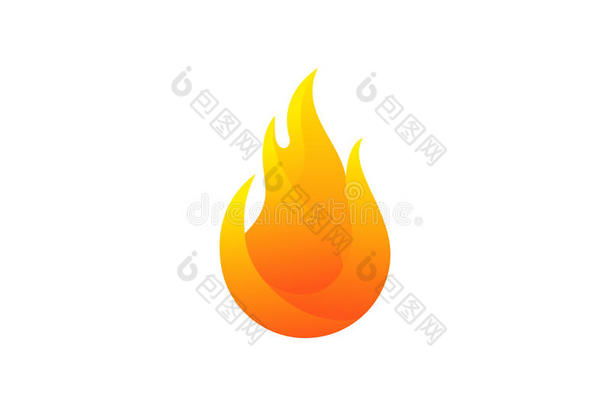 火火焰偶像标识设计元素