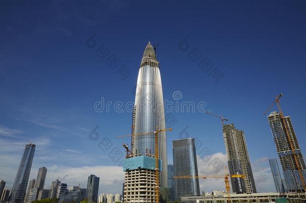 深圳地平线在下面建筑物,中国