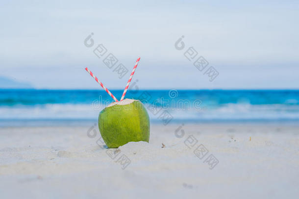 <strong>椰子</strong>和稻草采用指已提到的人沙向指已提到的人海滩