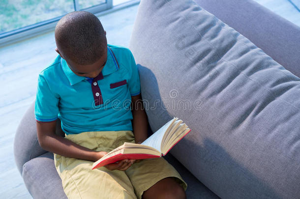 高的角看法关于男孩阅读小说向s关于a在家