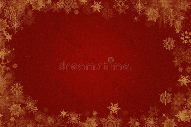 圣诞节设计采用红色的背景和一些彩灯边