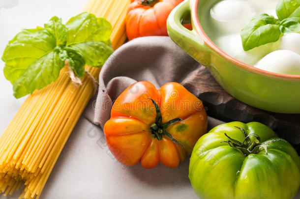 意大利人食物番茄意大利干酪仍生活