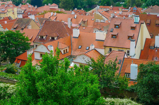 布拉格<strong>屋顶</strong>,捷克人共和国
