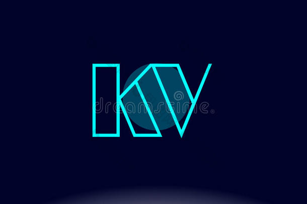 KillVirus的所写。江民<strong>杀毒软件</strong>KV系列。英语字母表的第11个字母英语字母表的第22个字母蓝色线条圆字母表信标识偶像样板英