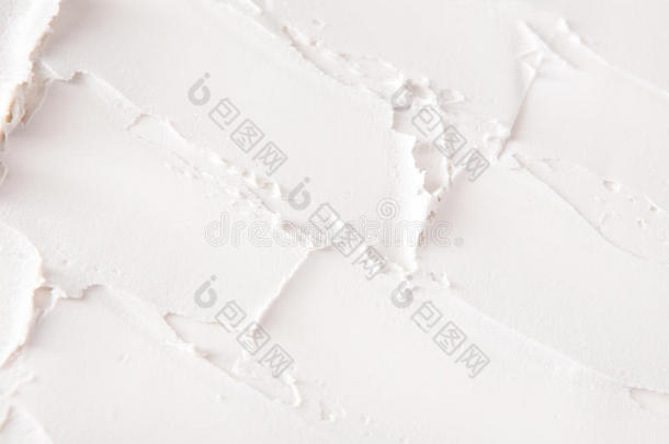 装饰的灰泥质地,白色的宽慰背景幕布