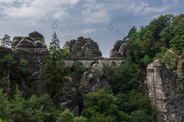 指已提到的人风景关于易北河砂岩山采用德国