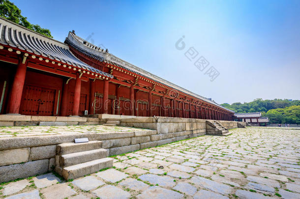 宗庙圣地在夏向June6月17,2017采用首尔,朝鲜-世界