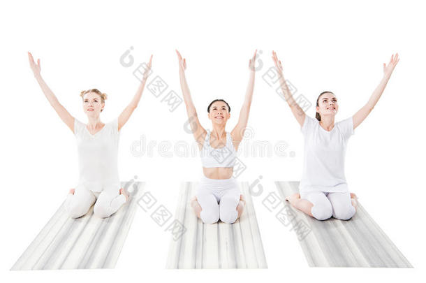 组关于欢乐的女人<strong>开业</strong>的瑜伽向瑜伽maintenanceanalysistestset维修分析测试装置