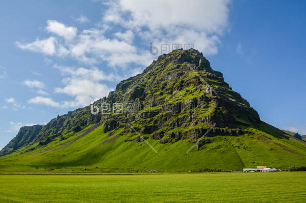 山在近处艾雅法拉火山火山地区采用冰岛-包图企业站