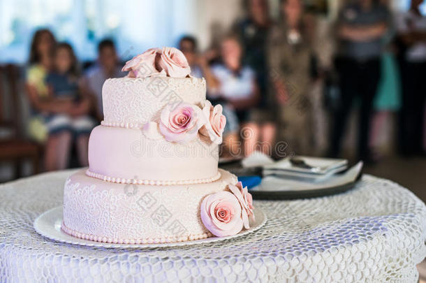 美丽的婚礼蛋糕