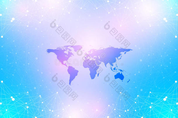 政治的世界地图和全球的<strong>科技网</strong>络化观念.英语字母表中的第四个字母