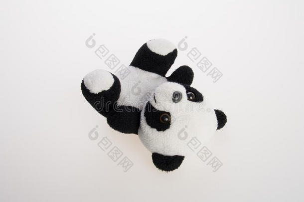 玩具或熊猫软的玩具向一b一ckground.