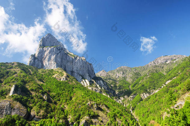 观世音山峰雁荡山中国