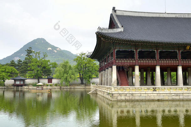 股份影像关于京博宫,首尔,朝鲜人共和国