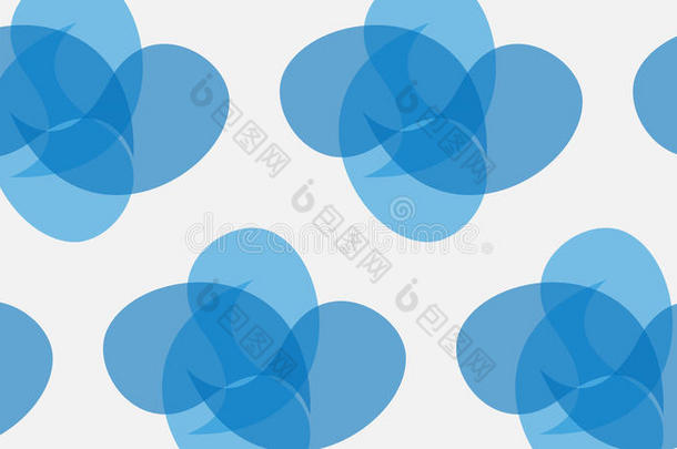 简单的现代的抽象的靛蓝弧形的形状模式