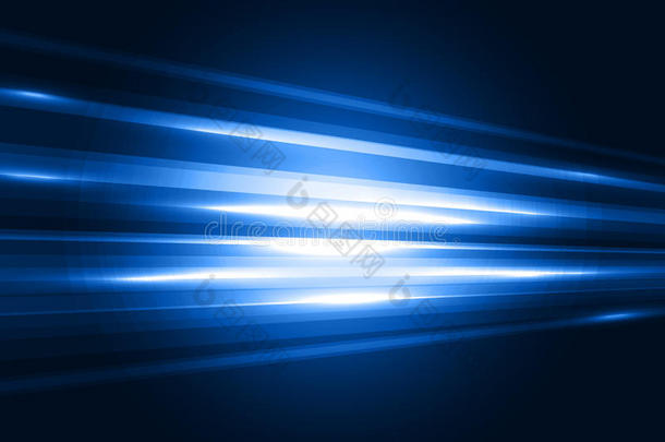 现代的蓝色透明的int.嘿-技术速度关于光抽象的后台