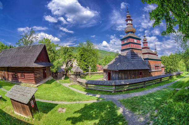 木制的教堂采用博物馆Mikulasova采用博物馆,斯洛伐克