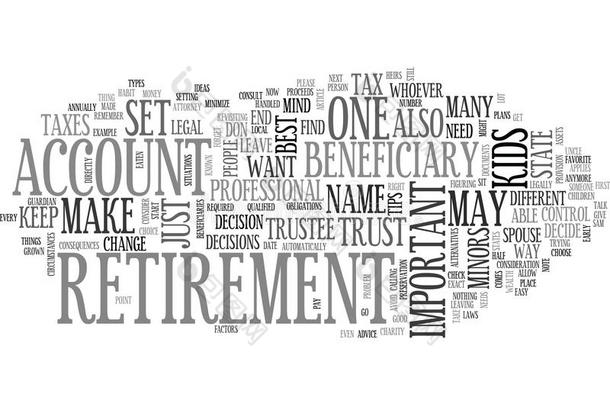受益人关于你的退休Tax采用terceptPrograms税务拦截计划向保持采用心单词云