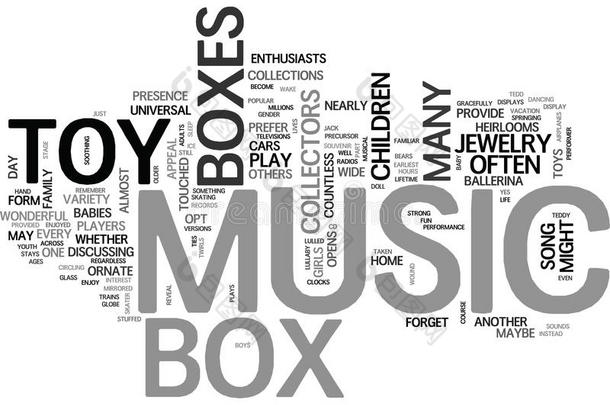 一玩具<strong>音乐盒</strong>是（be的三单形式一玩具为生活单词云