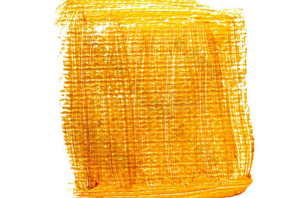 黄色的桔子丙烯酸塑料正方形
