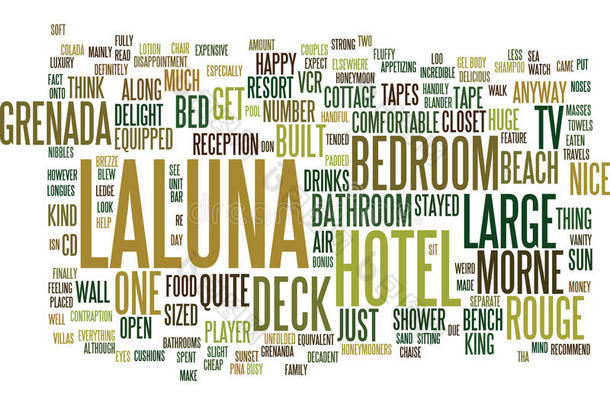 Laluna旅馆人名胭脂格林纳达文本背景单词云集中起来的