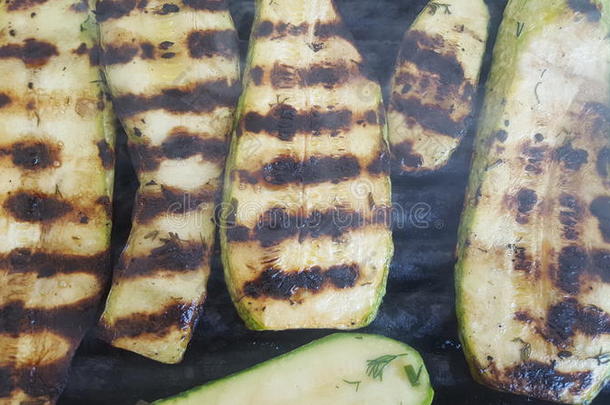 烤夏季产南瓜之一种向烧烤关-在上面