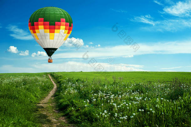 热的天空气球采用飞行