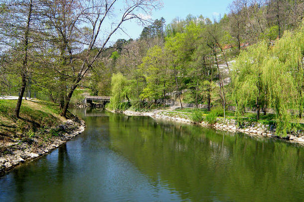 皮夫卡河采用公园现有的睡衣裤,斯洛文尼亚