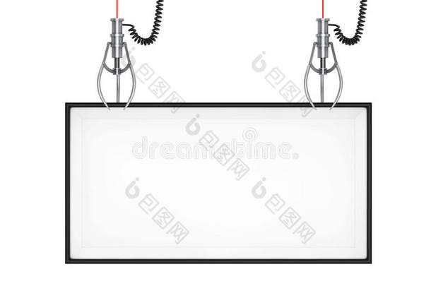 谷<strong>歌</strong>浏览器机器人的爪和空白的<strong>海报</strong>采用黑的框架为你的