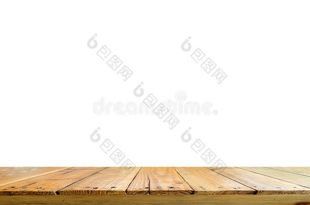 木制的桌面