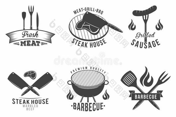 烤架吃烤烧肉的野餐.放置关于烧烤和烤架饭店标识,菜单元素,LaoPeople'sRepublic老挝人民共和国
