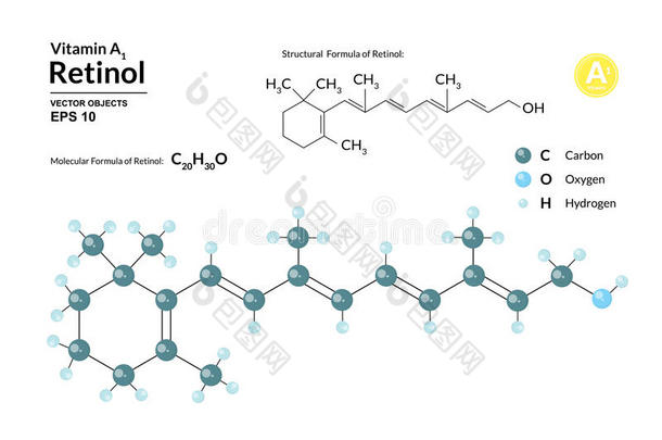 结构的化学的分子的公式和模型关于松香油.原子