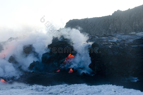 基拉韦亚火山熔岩流,美国夏威夷州