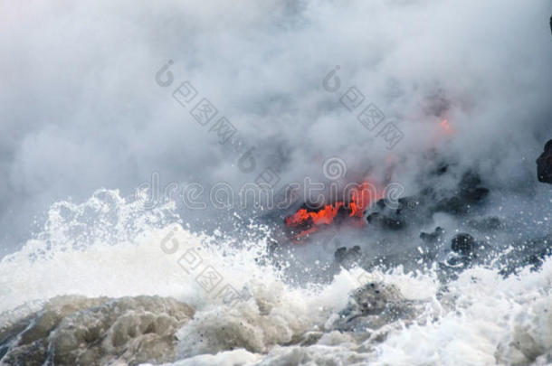 基拉韦亚火山熔岩流,美国夏威夷州