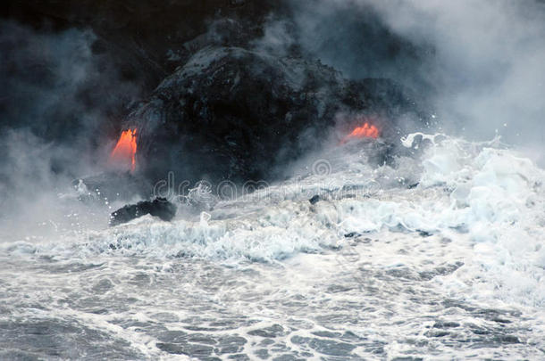 基拉韦亚火山熔岩流,美国夏威夷州