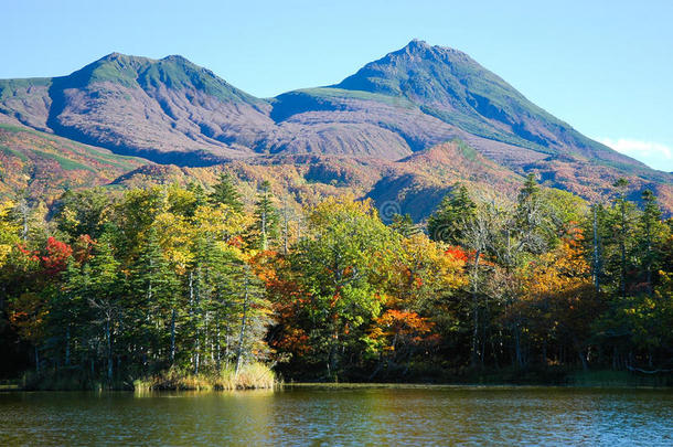 知床半岛num.五湖采用秋,北海道,黑色亮漆