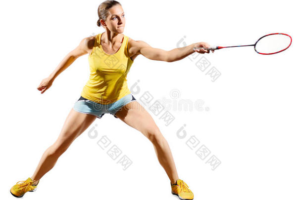 女人<strong>羽毛球</strong>演员版本在外部<strong>羽毛球</strong>