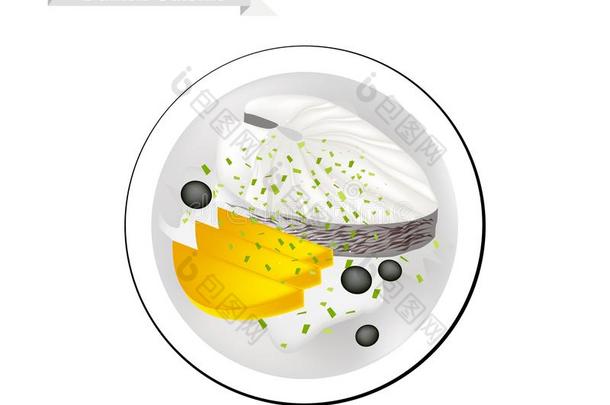 科格特鳕科鱼或喝醉的鳕鱼,一流行的盘采用丹麦