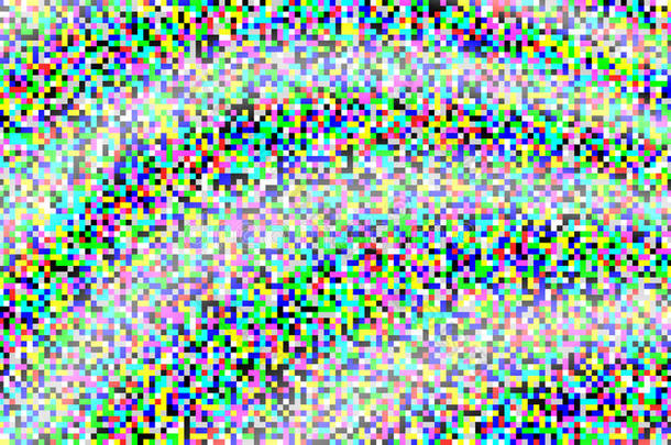 像素噪音矢量.videohelicalscan视频螺旋式扫描小过失质地television电视机屏幕.颜色像素s英语字母表的第2