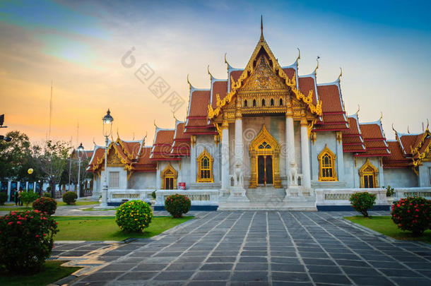 美丽的看法关于泰国或高棉的佛教寺或僧院<strong>替身</strong>杜西特瓦兰,也大家知道的同样地