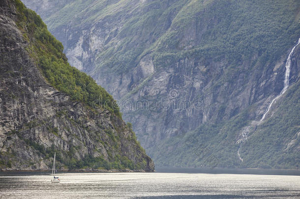 挪威人峡湾风景.快艇<strong>旅游</strong>.访问挪威.<strong>旅游</strong>.