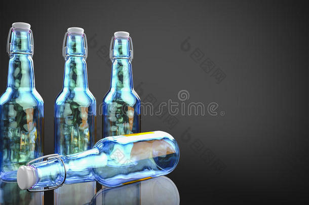 氖<strong>啤</strong>酒瓶子面在旁边面反对一d一rkb一ckground
