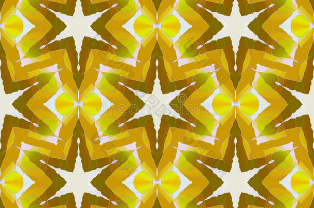有<strong>规律</strong>的改变星模式白色的黄色的绿色的赭石棕色的接缝