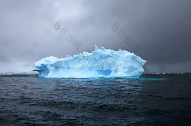美丽的<strong>冰山</strong>或冰大浮冰,<strong>南极</strong>的洋