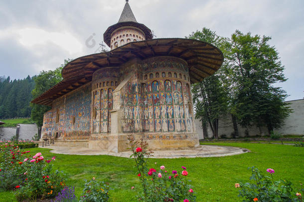 旋涡修道院描画的教堂采用摩尔达维亚