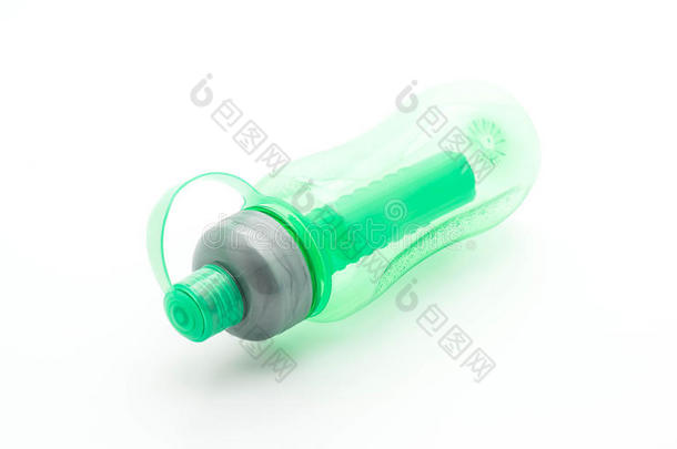 绿色的塑料制品水瓶子或小卖部