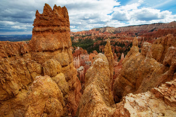 风景关于Canyon国家的公园布赖斯峡谷国家公园峡谷国家的公园,犹他州