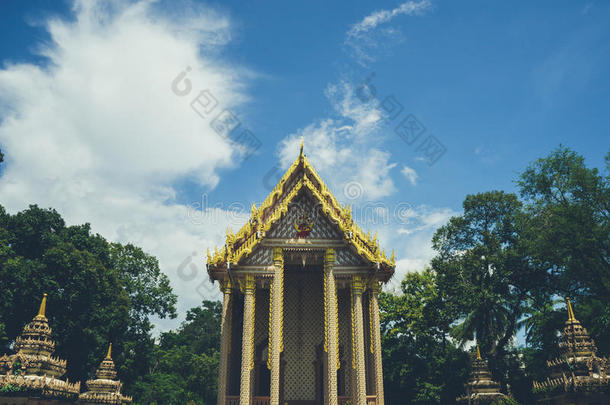 指已提到的人屋顶泰国或高棉的佛教寺或僧院ThaiAirwaysInternational泰航国际