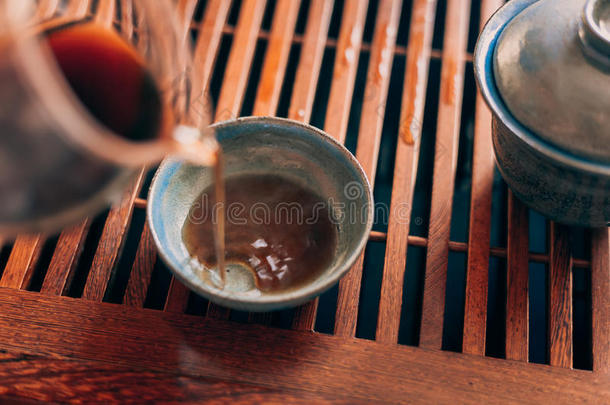 调制茶水是（be的三单形式涌出进入中指已提到的人碗向茶水-板,盖万,中国人