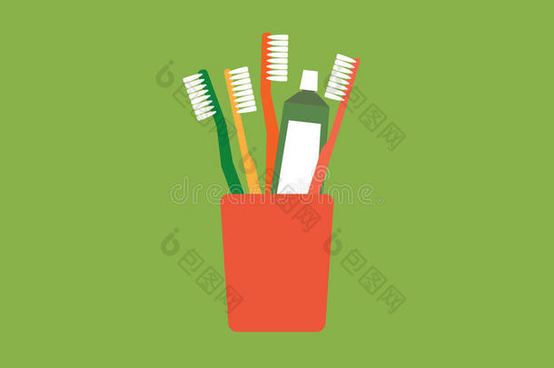 牙刷和牙膏采用玻璃,int.哈喽morn采用g